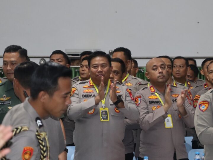 Di Graha Bhayangkara, Kapolresta Palangka Raya Hadiri Rapim Polri Tingkat Polda Kalteng
