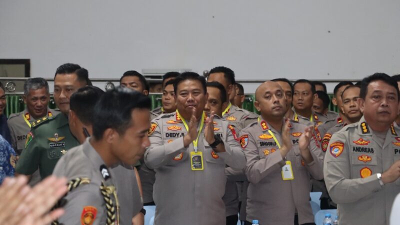 Di Graha Bhayangkara, Kapolresta Palangka Raya Hadiri Rapim Polri Tingkat Polda Kalteng