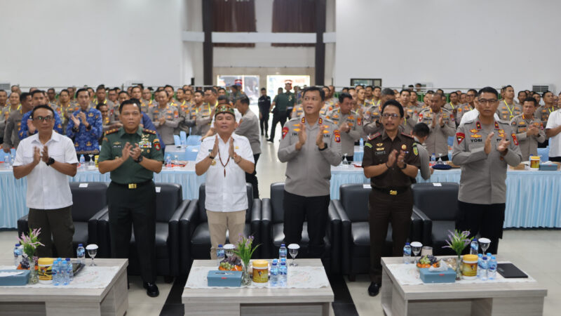 Rapim Polri Polda Kalteng Tahun 2026, Perkuat Sinergi Forkopimda Dukung Program Pemerintah