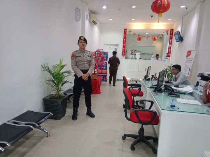 Jamin Transaksi Aman, Satpamobvit Polresta Palangka Raya Intensifkan Pengamanan Perbankan