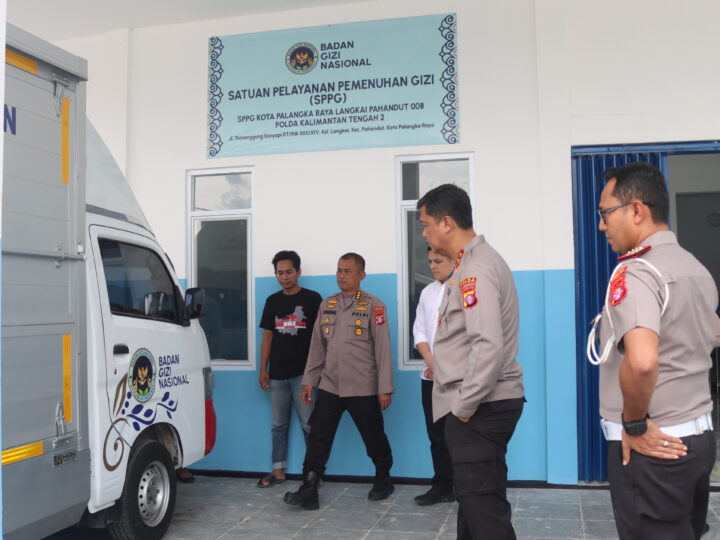 Tinjau Gedung SPPG Polda Kalteng 2, Kapolda Optimis Kebutuhan Gizi Masyarakat semakin Optimal