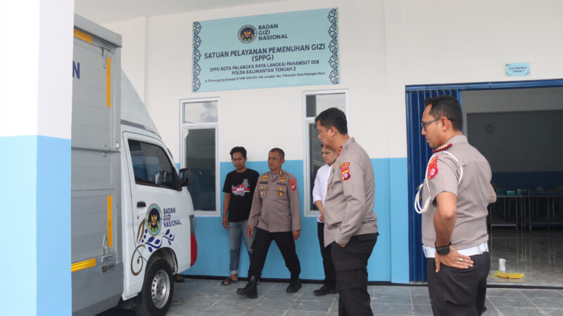Tinjau Gedung SPPG Polda Kalteng 2, Kapolda Optimis Kebutuhan Gizi Masyarakat semakin Optimal