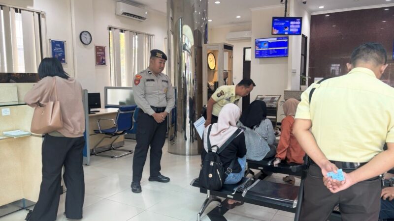 Satpamobvit Polresta Palangka Raya Intensifkan Patroli di Kawasan Perbankan