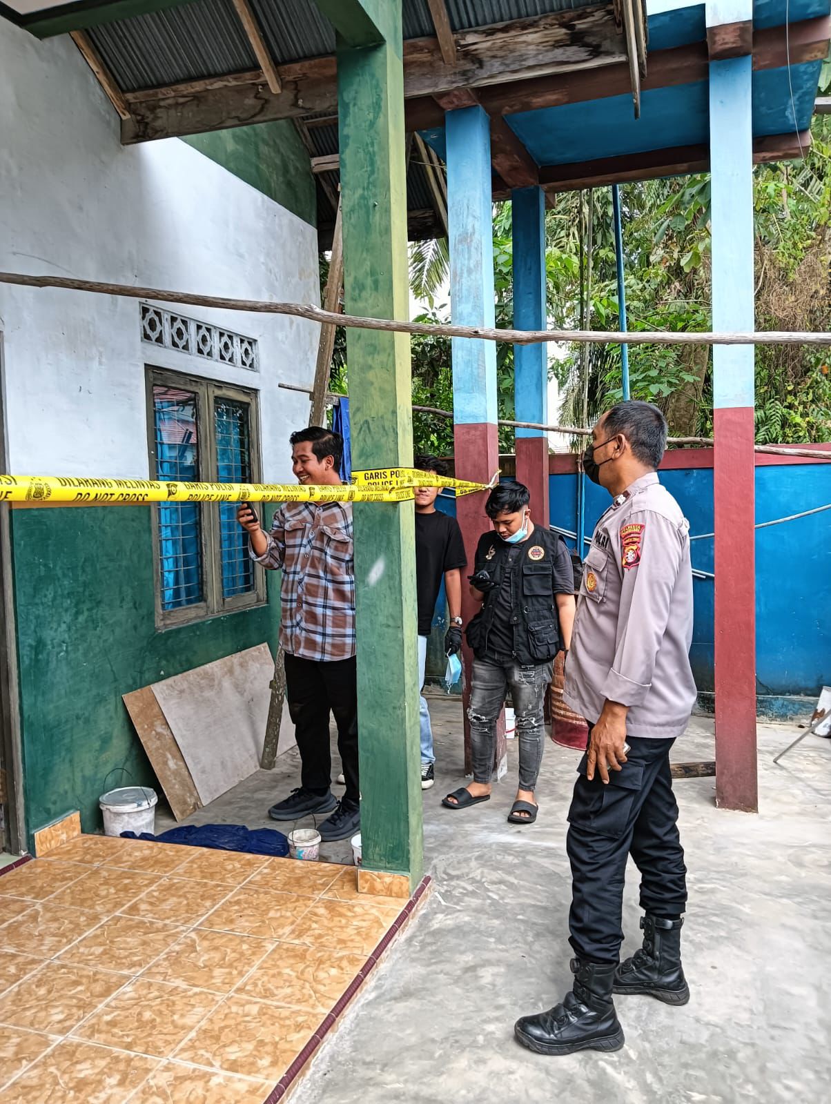 Polsek Sabangau Turut Tangani Temuan Mayat di Kereng Bangkirai