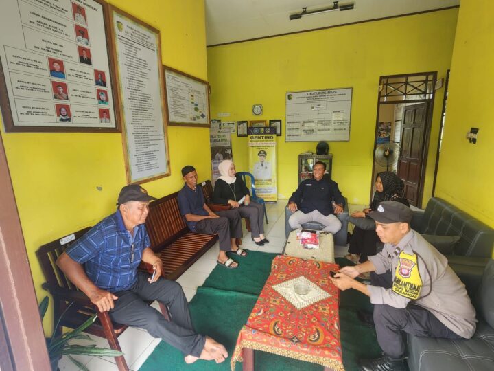 Respons Aduan Warga, Polsek Sabangau Laksanakan Mediasi di Kelurahan Bereng Bengkel