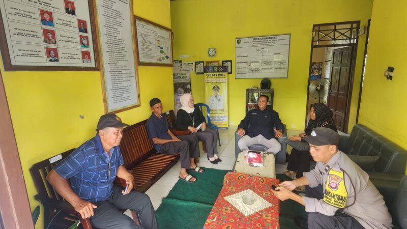 Respons Aduan Warga, Polsek Sabangau Laksanakan Mediasi di Kelurahan Bereng Bengkel