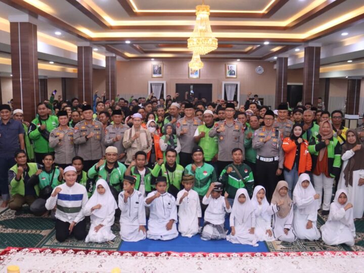 Polda Kalteng Gelar Buka Bersama, Pererat Silaturahmi dengan Aliansi Ojek Online