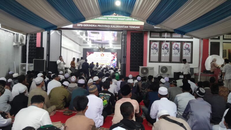 DPD Gerindra Kalteng Gelar Bukber Bersama Gubernur Agustiar Sabran