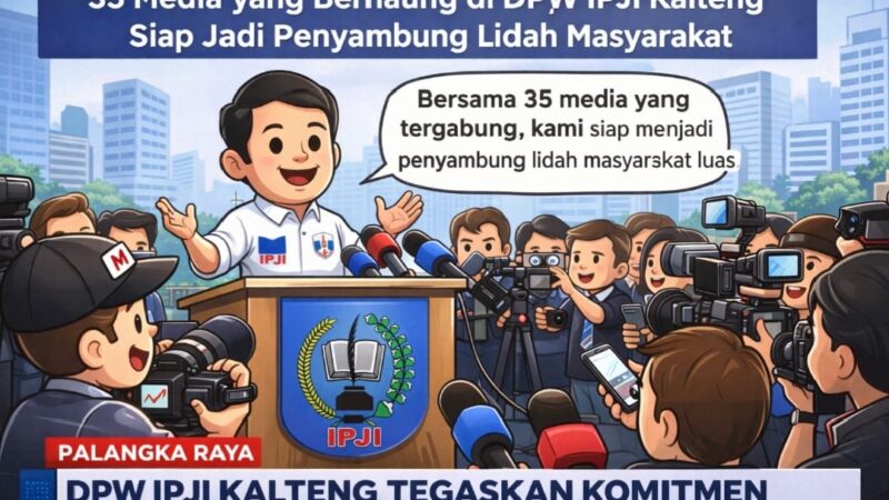 Gandeng 35 Media, DPW IPJI Kalteng Tegaskan Komitmen Transparansi di Hari Pers Nasional