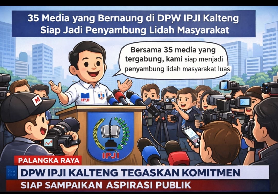 Gandeng 35 Media, DPW IPJI Kalteng Tegaskan Komitmen Transparansi di Hari Pers Nasional