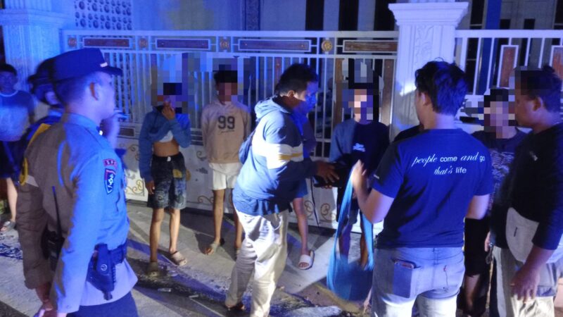 Quick Respons 110, Polresta Palangka Raya Amankan Remaja Diduga Hendak Tawuran di Nila Putih