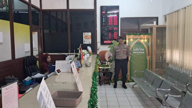 Satpamobvit Polresta Palangka Raya Intensifkan Pengamanan Objek Vital Perbankan