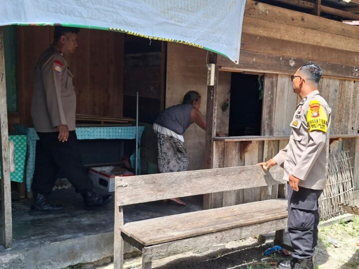Patroli DDS, Personel Polsek Bukit Batu Sampaikan Pesan Kamtibmas kepada Warga Banturung