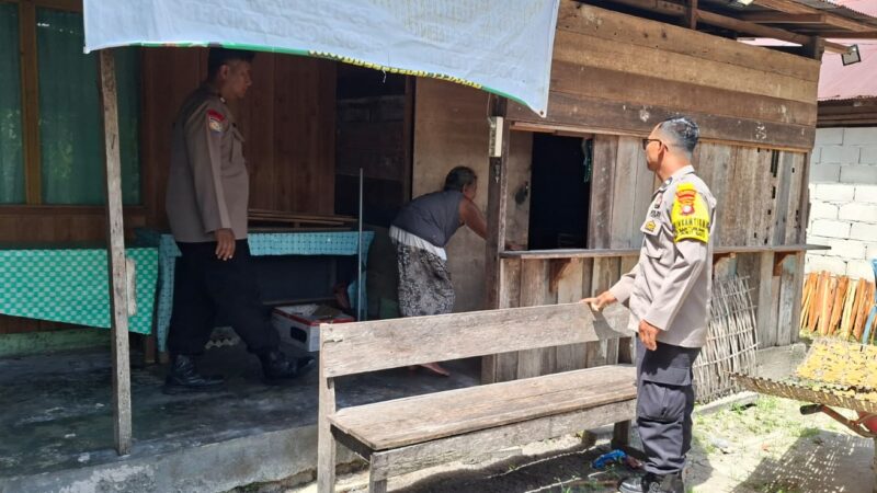 Patroli DDS, Personel Polsek Bukit Batu Sampaikan Pesan Kamtibmas kepada Warga Banturung