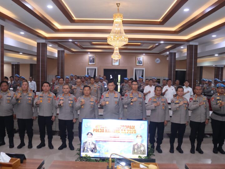 Rakernis Propam 2026, Kapolda Kalteng: Fungsi Propam Sebagai Garda Terdepan Jaga Kehormatan Profesi