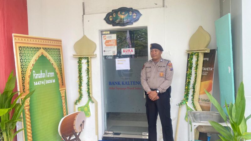 Satpamobvit Polresta Palangka Raya Tingkatkan Patroli Keamanan di Kawasan Perbankan