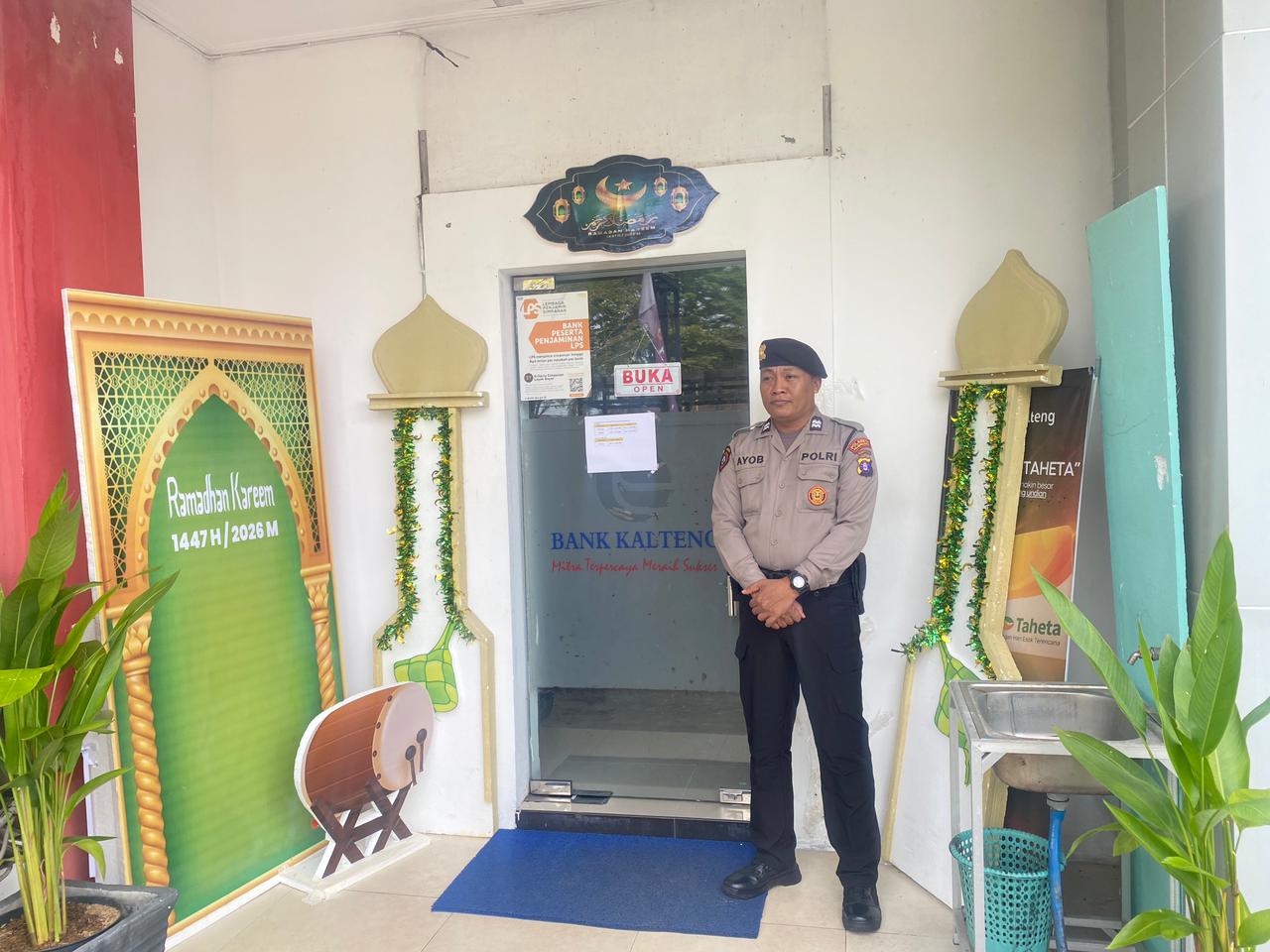 Satpamobvit Polresta Palangka Raya Tingkatkan Patroli Keamanan di Kawasan Perbankan