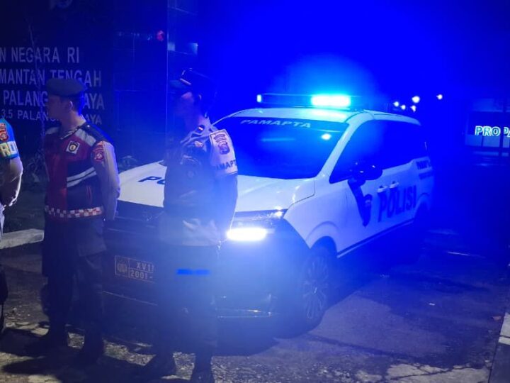 Jaga Keamanan Ramadan, Pamapta II Polresta Palangka Raya Gelar Patroli Cipta Kondisi