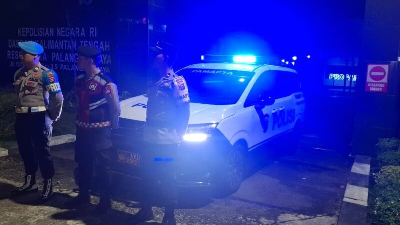 Jaga Keamanan Ramadan, Pamapta II Polresta Palangka Raya Gelar Patroli Cipta Kondisi