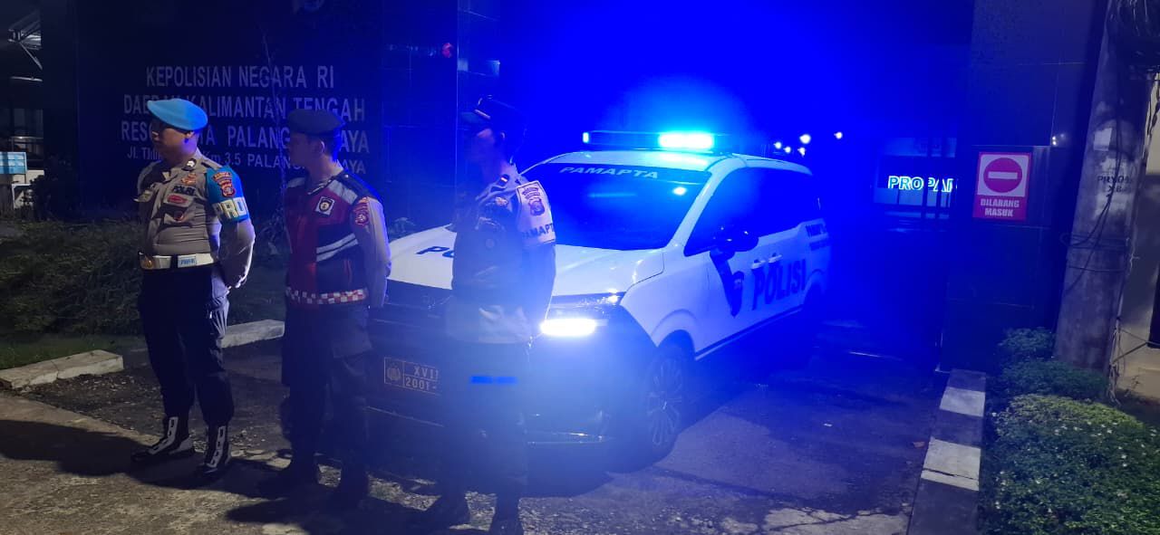 Jaga Keamanan Ramadan, Pamapta II Polresta Palangka Raya Gelar Patroli Cipta Kondisi