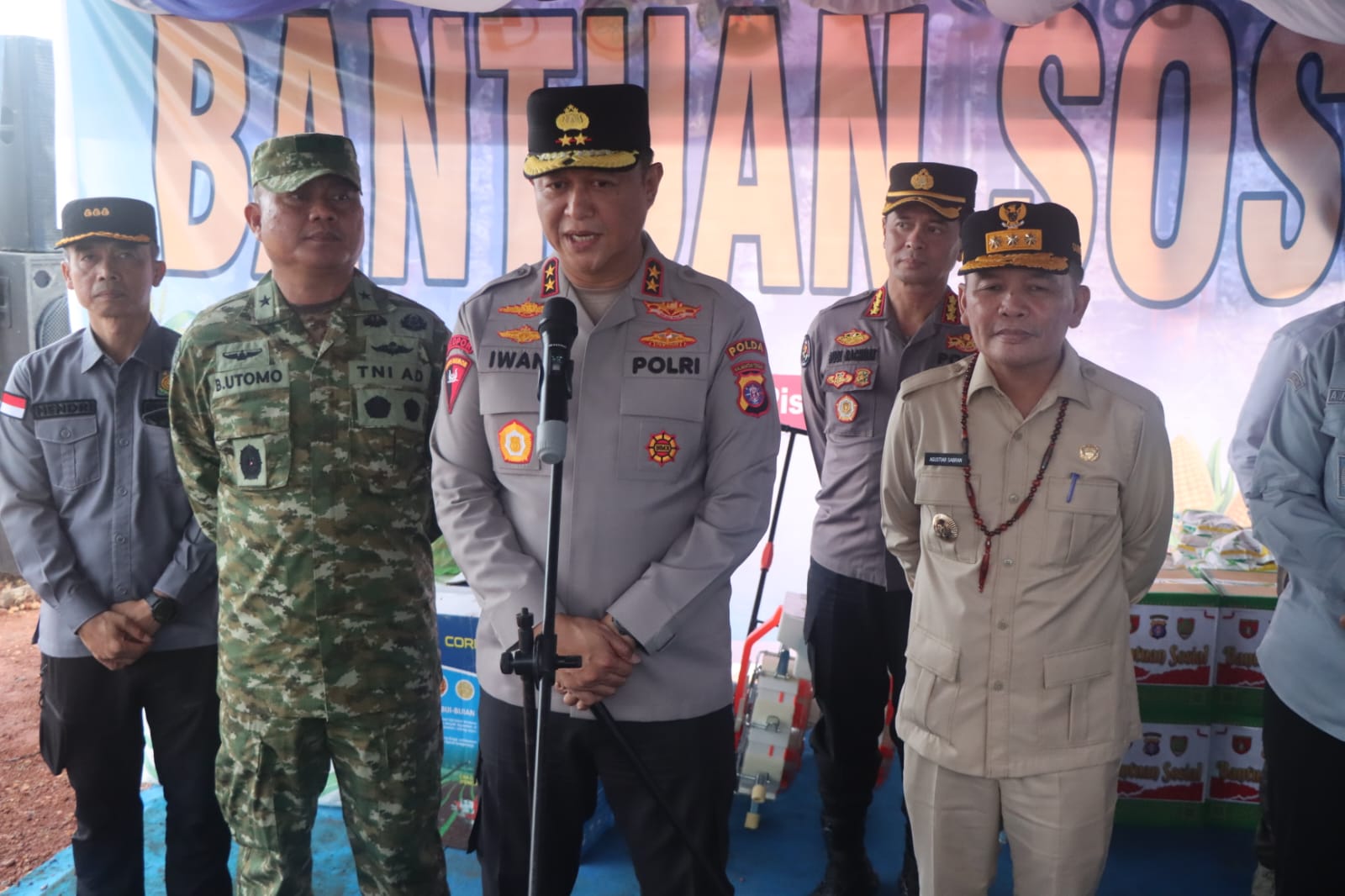 Wujudkan Ketahanan Pangan, Polda Kalteng Gandeng PT. MKM Tanam Jagung di Tengah Lahan Sawit