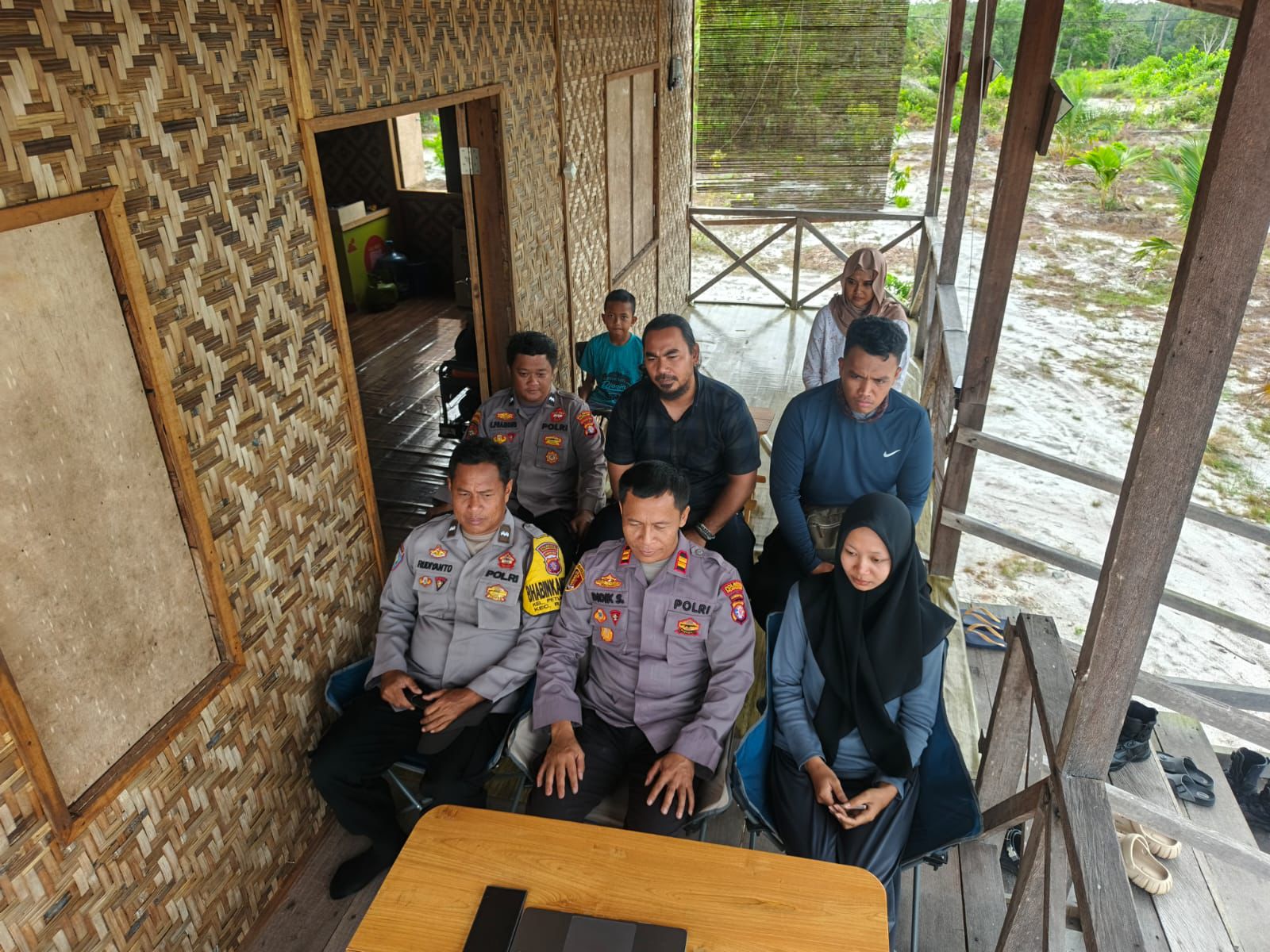 Dukung Ketahanan Pangan, Polsek Rakumpit Ikuti Penanaman Jagung Serentak di Lahan Elea Farm