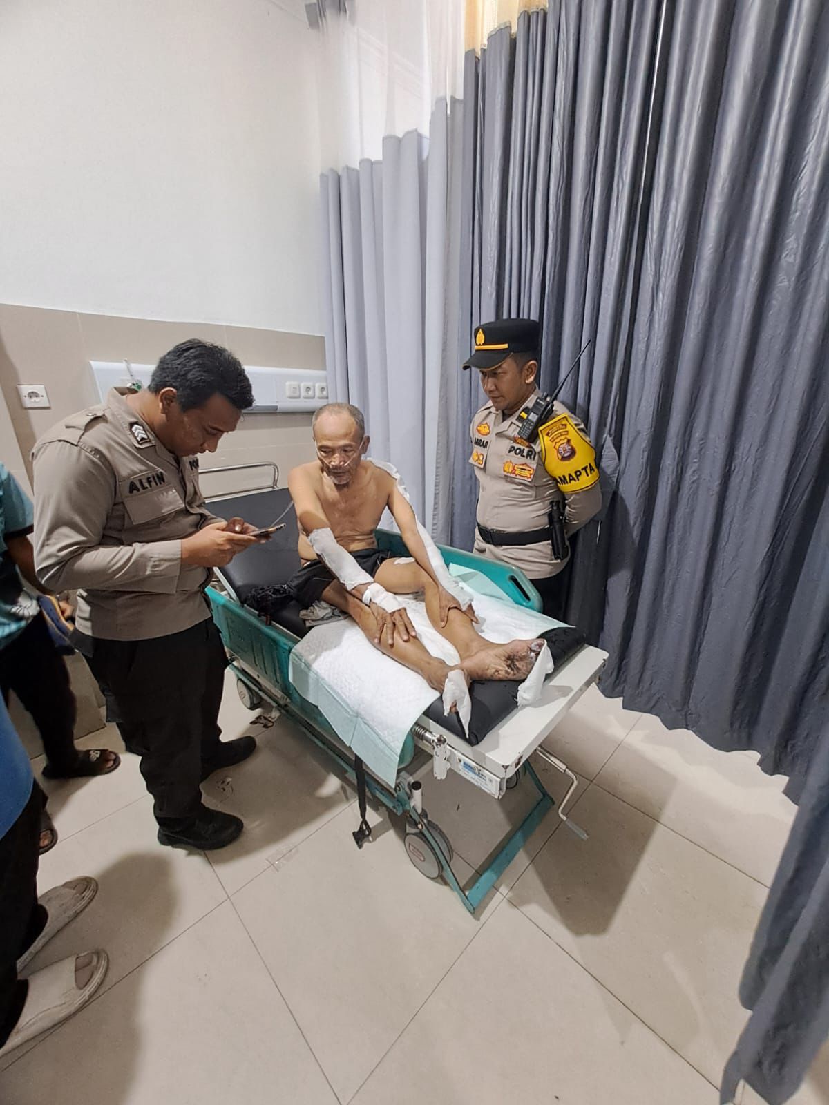 Kebakaran Warung Kopi di Sabangau, Kapolsek: Seorang Tukang Alami Luka Bakar