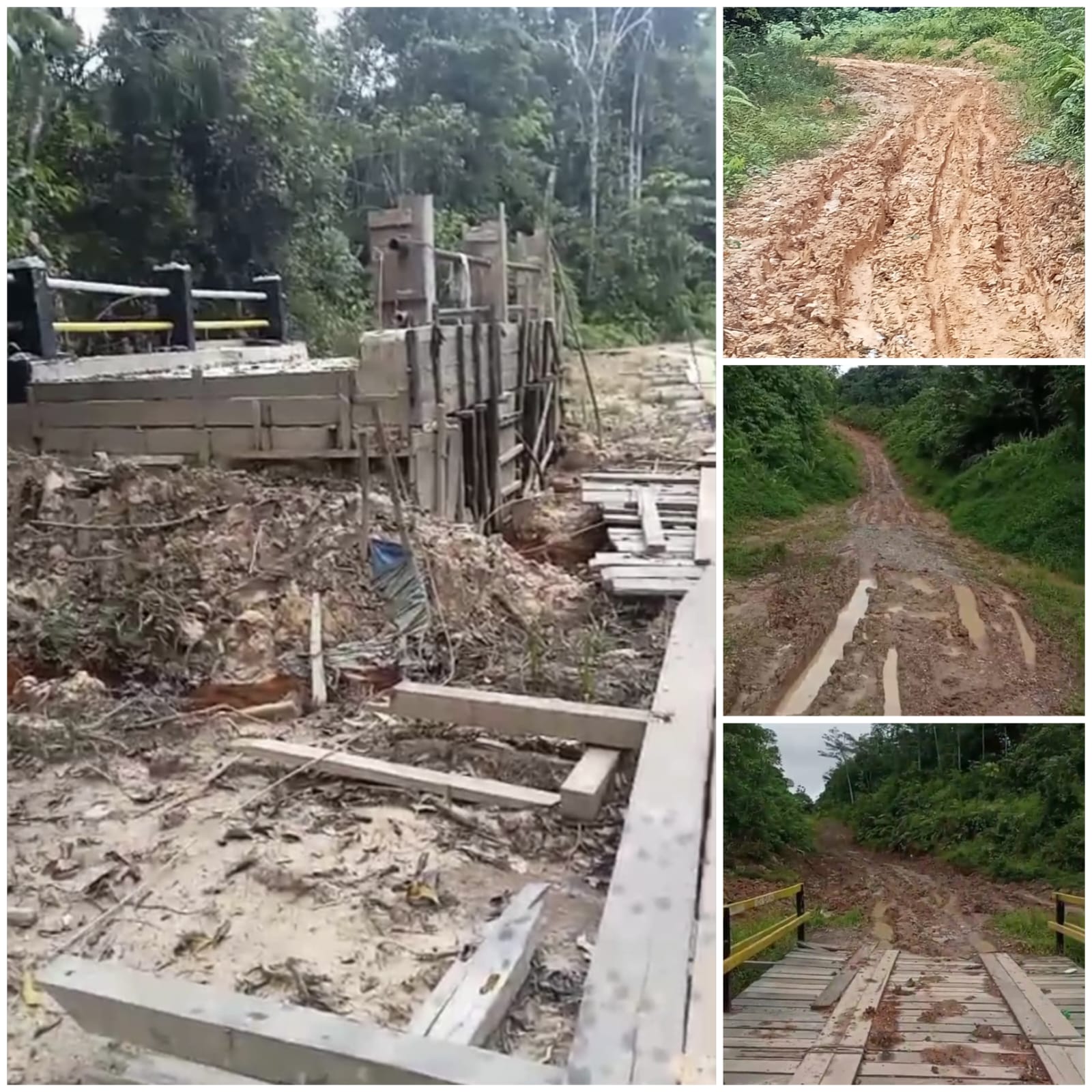 Pembangunan Desa Muara Pari Disorot Warga, Balai Desa Mangkrak dan Jembatan Jalan Meranti Tak Kunjung Rampung