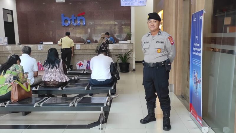 Satpamobvit Polresta Palangka Raya Tingkatkan Pengawasan di Area ATM Perbankan