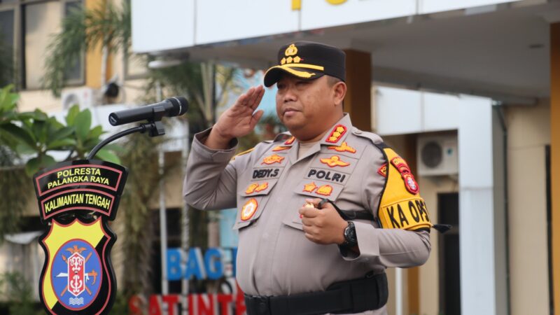 Polresta Palangka Raya Awali Operasi Ketupat Telabang Tahun 2026 dengan Apel Gelar Pasukan