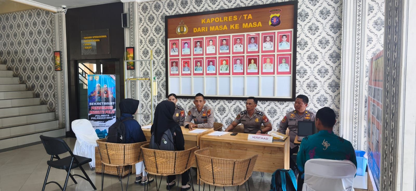 Polresta Palangka Raya Layani Pendaftaran Calon Anggota Polri Tahun Anggaran 2026