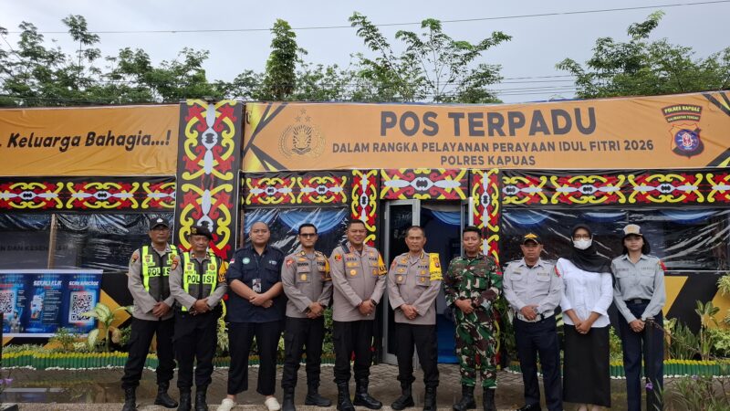 Pastikan Berjalan Baik, Karoops Cek Pos Terpadu Operasi Ketupat Telabang 2026 di Kapuas dan Pulang Pisau