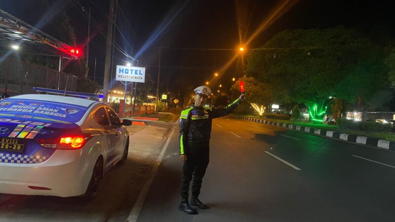 Ciptakan Ramadhan Aman, Satlantas Palangka Raya Gencarkan Patroli Malam Hari