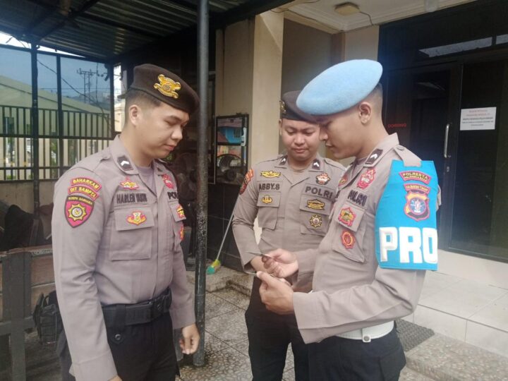 Tegakkan Disiplin Internal, Sipropam Polresta Palangka Raya Gelar Gaktiblin Personel