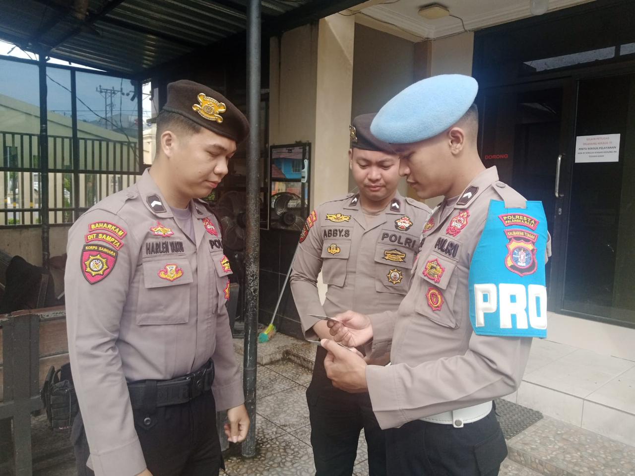 Tegakkan Disiplin Internal, Sipropam Polresta Palangka Raya Gelar Gaktiblin Personel