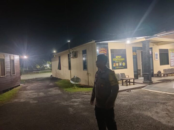 Cegah Kerawanan, Piket Polsek Rakumpit Rutin Patroli Mako dan Lingkungan Asrama