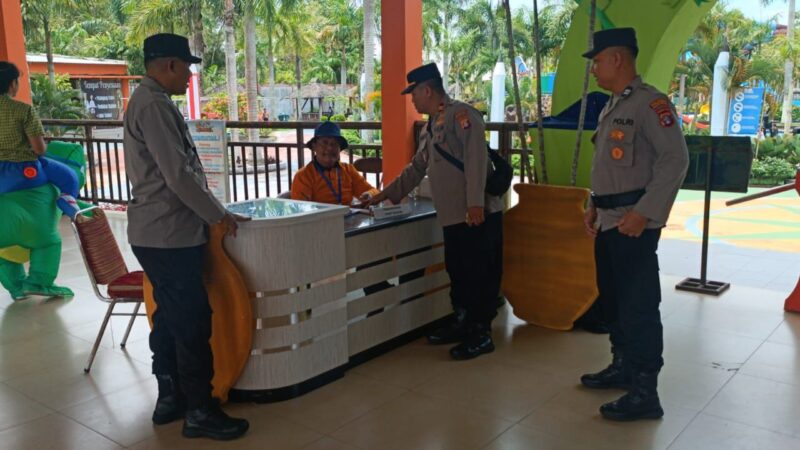 Jaga Keamanan Libur Lebaran, Polresta Palangka Raya Gelar Pengamanan di Kawasan Wisata Jekan Raya