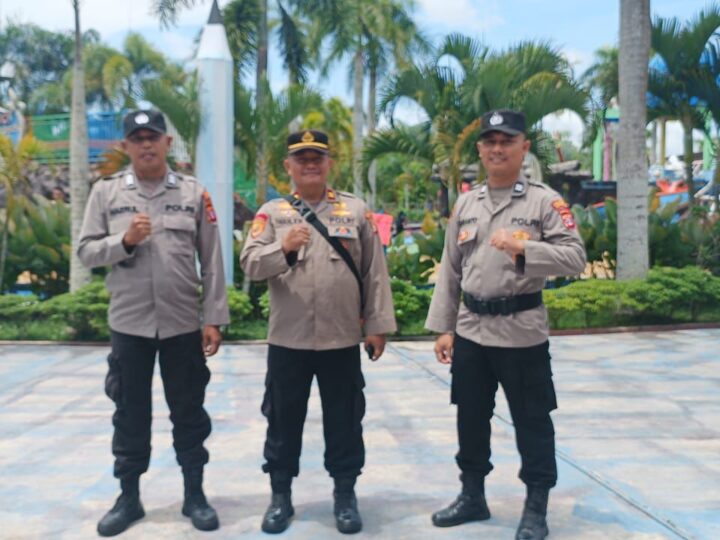 Patroli Dialogis dan Standby, Personel Polresta Siaga di Wisata Jekan Raya