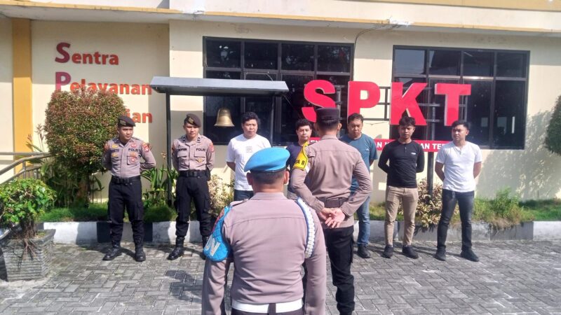 Siap Optimalkan Pelayanan, Pamapta II SPKT Polresta Palangka Raya tadi Pimpin Serah Terima Tugas