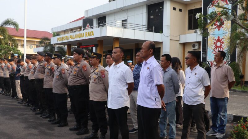 Pimpin Apel Pagi, Kasiwas Polresta Palangka Raya Imbau Personel Tetap Jaga Kedisiplinan