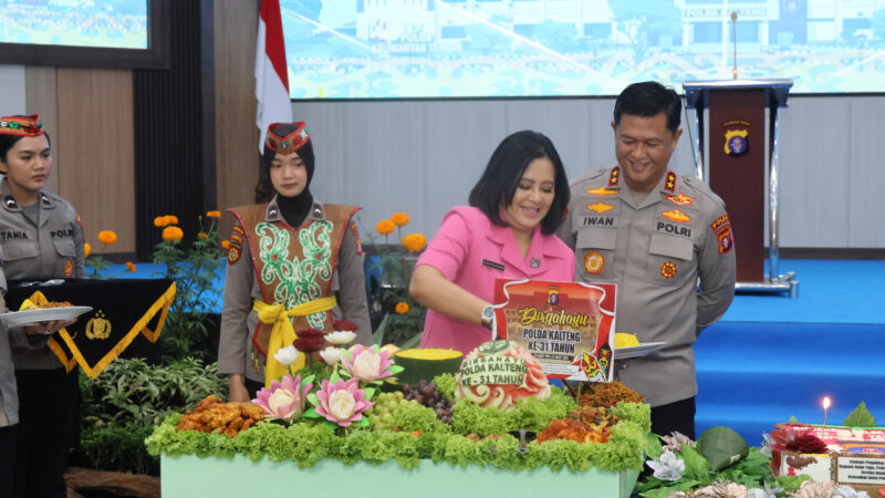 Rayakan HUT Ke-31, Polda Kalteng Gelar Syukuran Sederhana