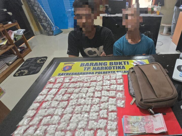 Satresnarkoba Polresta Palangka Raya Ungkap Peredaran Obat Diduga Narkotika, Dua Tersangka Diamankan