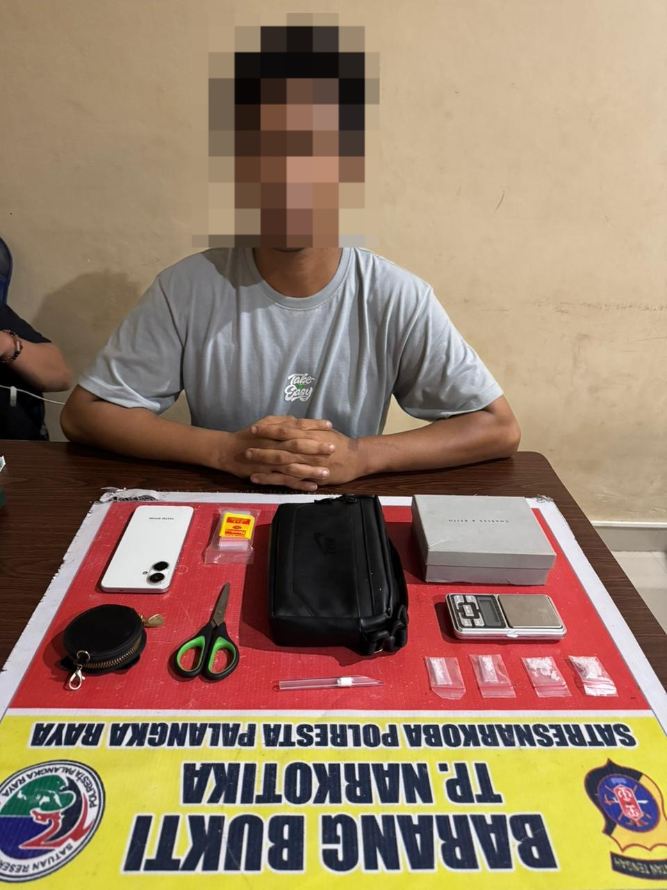 Diduga Edarkan Sabu, Pria 27 Tahun Ditangkap Polisi di Palangka Raya