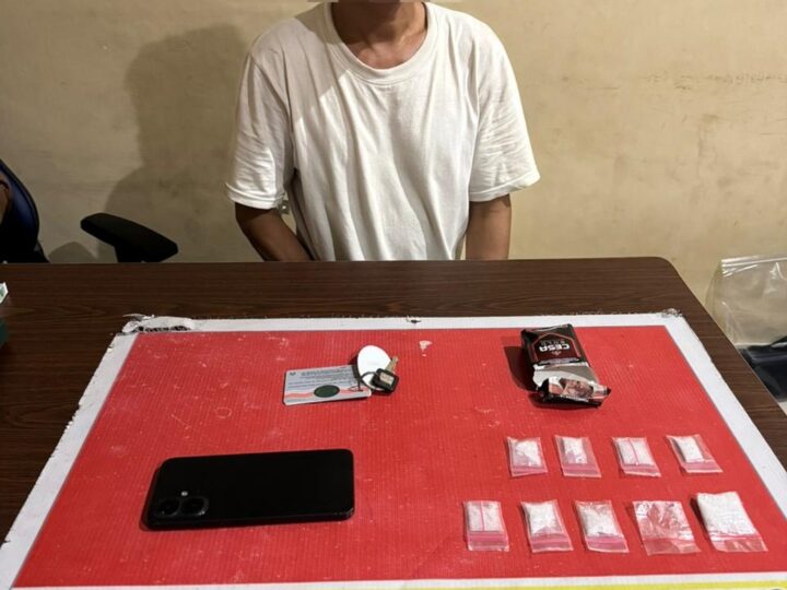 Sembilan Paket Sabu Disembunyikan dalam Bungkus Rokok, Pria 40 Tahun Ditangkap Polisi