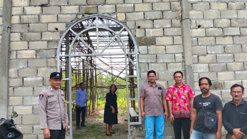 Amankan Ibadah Jumat Agung, Polsek Rakumpit Pastikan Jemaat GKE Galilea Petuk Bukit Beribadah Aman