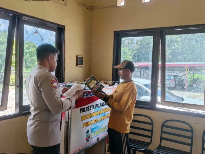 Tumbuhkan terus Minat Baca, Polsek Sabangau Hadirkan Program Bajaka Presisi