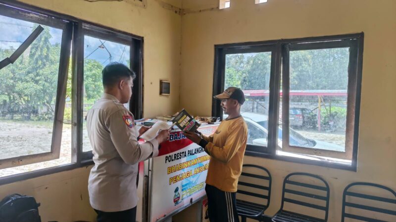 Tumbuhkan terus Minat Baca, Polsek Sabangau Hadirkan Program Bajaka Presisi