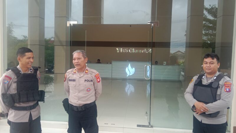 Polresta Palangka Raya Pastikan Pengamanan Ibadah di Gereja Yesus Hidup Sejati Berjalan Aman