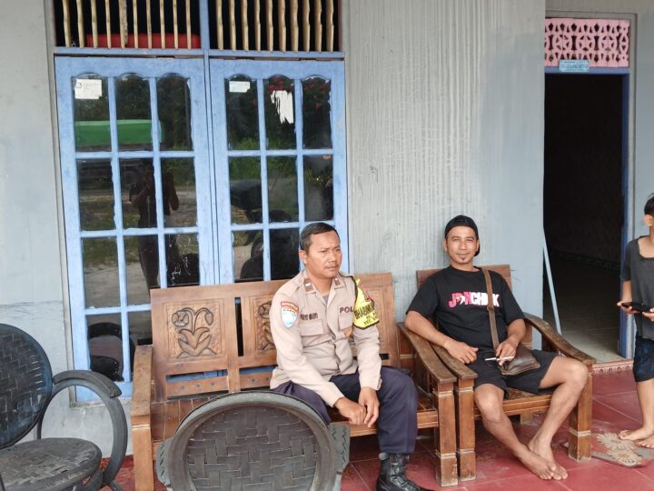 Datangi Warga di Marang, Polsek Bukit Batu Imbau Manfaatkan Layanan Polri 110