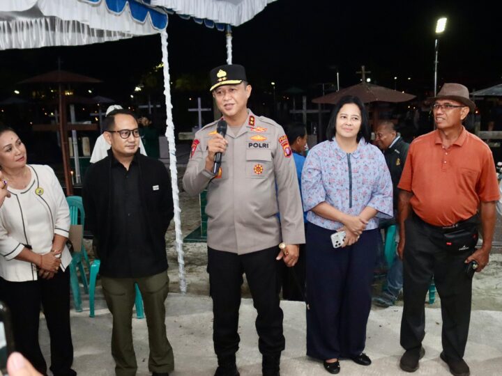 Kapolda Kalteng Tinjau Pengamanan Malam Paskah, Pastikan Ibadah Berjalan Aman dan Tertib